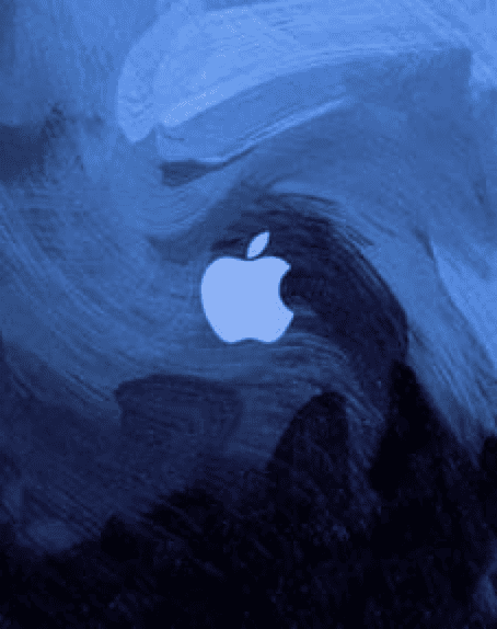 Elegant Blue Apple