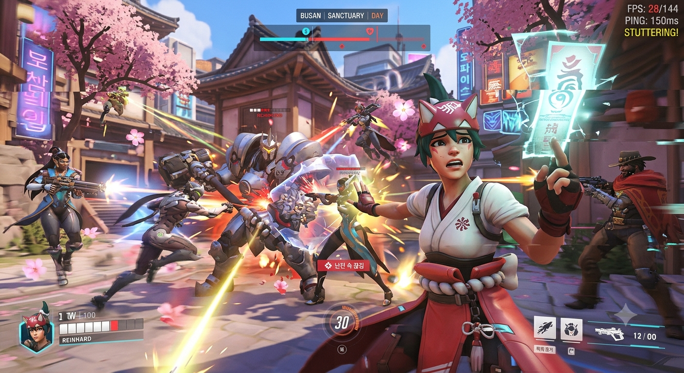 오버워치2 144Hz 방어
