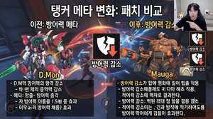 오버워치 2026년 9월 9일 패치노트 총정리: D.Mon 방어력 하향, 마우가 생존력 감소, 스타디움 밸런스까지