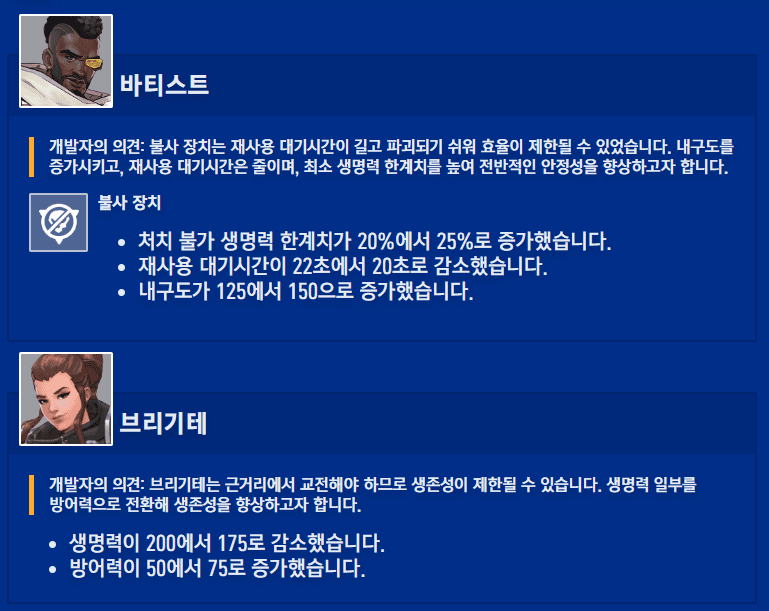 바티스타 브리기테 상향