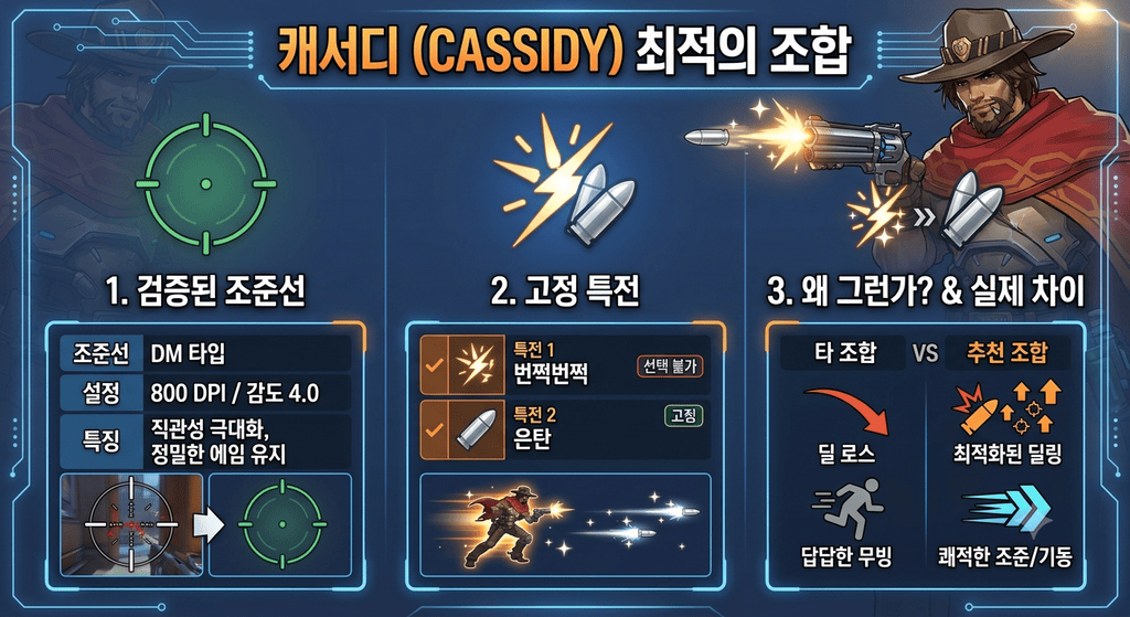 캐서디 조준선과 특전